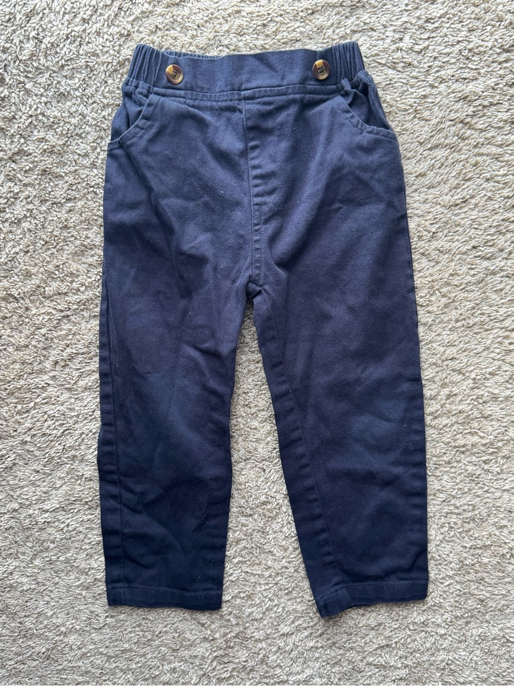 Sangtree Toddler Boys Navy Blue Pull-On Pants Approx Size 2T